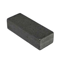 RKS11258 5/8" X 1/2" X 12"   Rectangular Key Stock, Carbon Steel, Plain